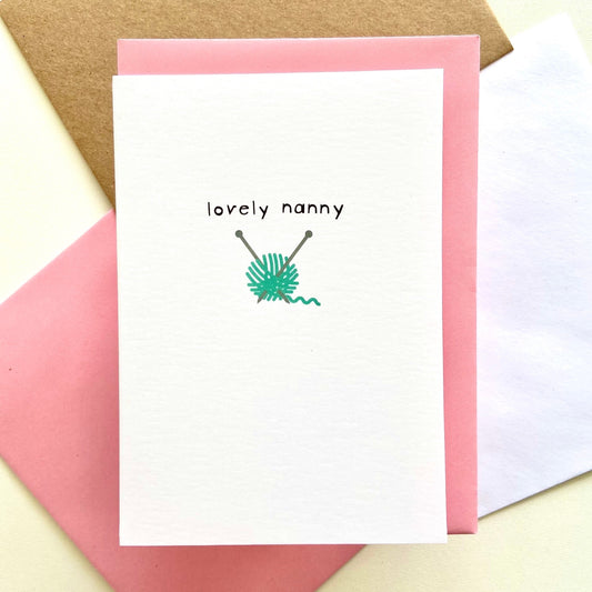 Lovely Nanny Card