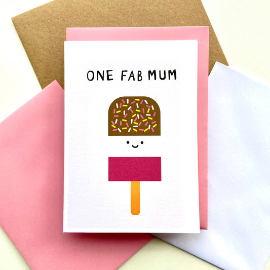 One Fab Mum Card