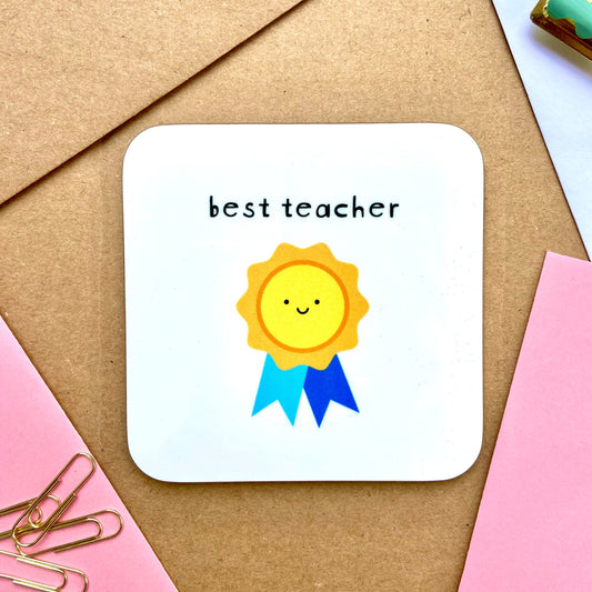 Best Teacher Coaster