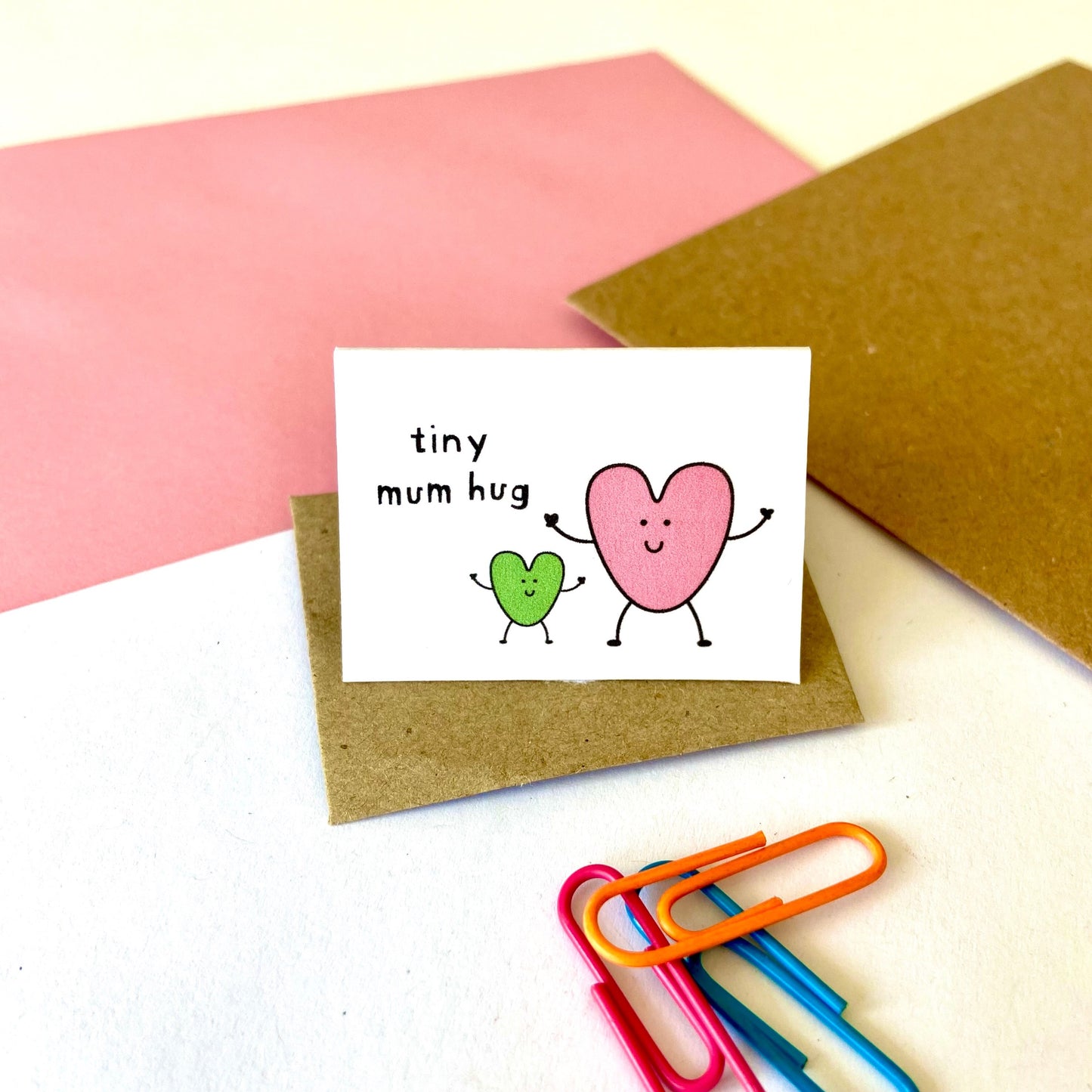 Tiny Mum Hug Card
