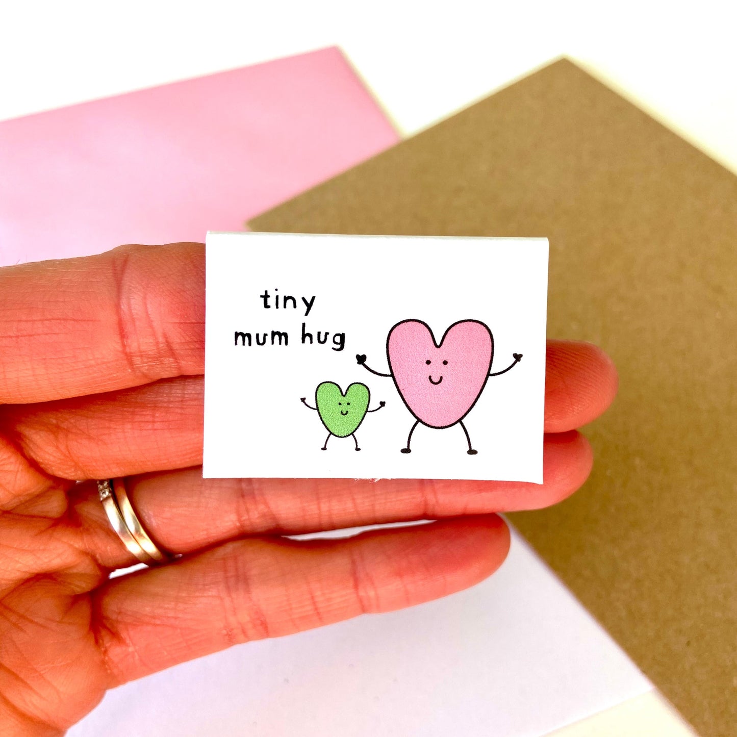 Tiny Mum Hug Card