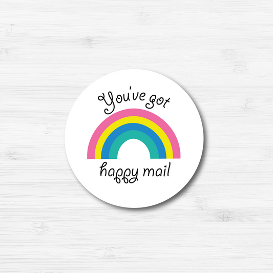 30mm You've Got Happy Mail Stickers